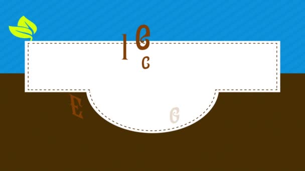 Vitesse lisse Ramping Animation de quartier Cafe Shop Fancy Mark Board offrant un excellent café tous les jours avec décalage classique sur la scène en couches 