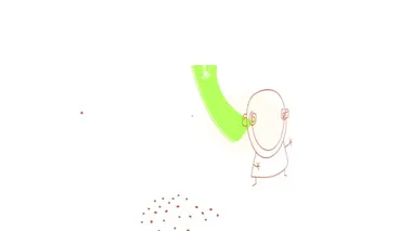 Dönen ve zıplayan elementler, önemli bir düğün etkinliği için üç katlı büyük bir pastanın taşınmasına rehberlik eden kısa boylu bir adamı oluşturur. Bu da onun işiyle ilgilenen aşçı olduğunu gösterir.