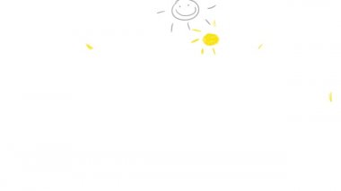 Dönen ve zıplayan elementler, pembe elbiseli, gülen yüzlü büyükannesiyle uzun bir yürüyüş yapan ve çimenlerde çiçek açan küçük bir kız yaratır.