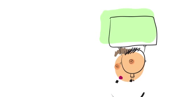 Mise à l'échelle Facile Ralentir Avec Effet de Printemps Animation De Garçon Innocent Avec Boutons Mignons Marchant En Privilégiant Les Aliments Naturels Pour Intégrer Les Petits Marchés Agricoles Et Créer Une Meilleure Économie Dans Les Pauvres Zones Agricoles