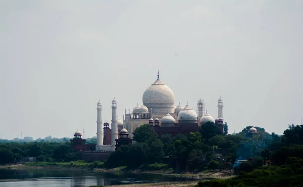 Das Gitter Taj Mahal Von Indien Wurde 1631 Von Shah — Stockfoto