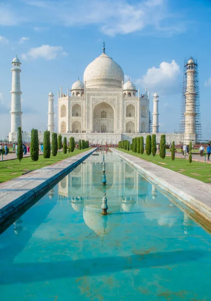 Grata Taj Mahal Dell India Commissionata Shah Jahan Nel 1631 — Foto Stock