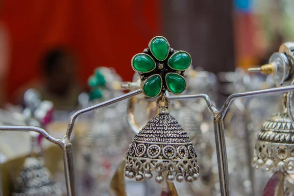 Handmade Girl Ornaments Art India Surajkund Handicraft Fair — Stock Photo, Image