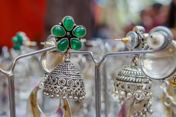 Handmade Girl Ornaments Art India Surajkund Handicraft Fair — Stock Photo, Image