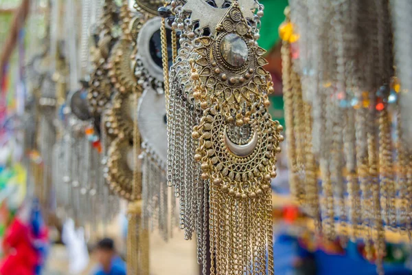 Handmade Girl Ornaments Art India Surajkund Handicraft Fair — Stock Photo, Image