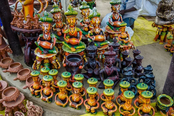 Terracotta Art Design Surajkund Handicraft Fair — Stock Photo, Image