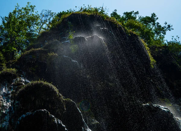 Der Patna Wasserfall Ist Ein Beliebter Wasserfall Rishikesh Naturliebhaber Gerne — Stockfoto