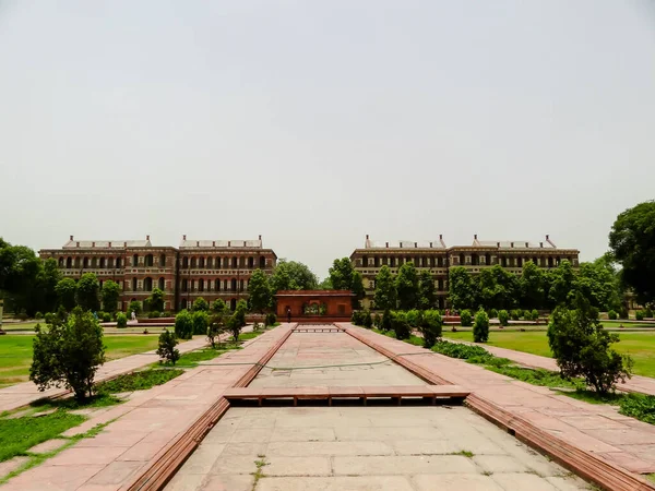 Forte Vermelho Forte Histórico Cidade Delhi Índia Vista Interior Forte — Fotografia de Stock