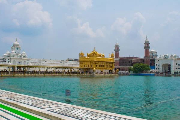 Harmindar Sahib Také Známý Jako Zlatý Chrám Amritsar — Stock fotografie