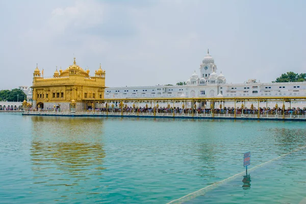 Harmindar Sahib Také Známý Jako Zlatý Chrám Amritsar — Stock fotografie