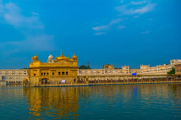 Harmindar Sahib Altın Tapınak Amritsar Olarak Bilinir — Stok fotoğraf