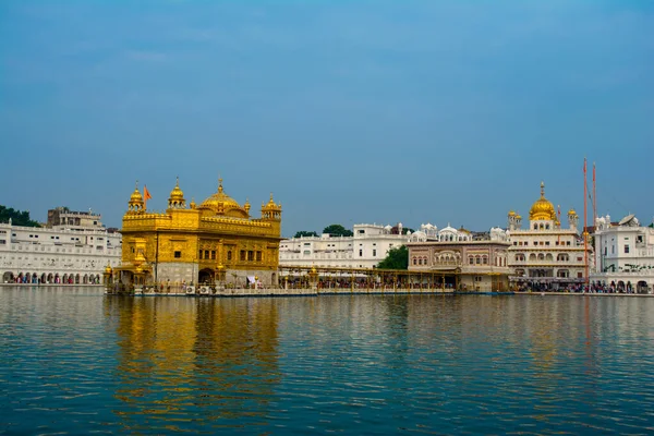 Harmindar Sahib Altın Tapınak Amritsar Olarak Bilinir — Stok fotoğraf