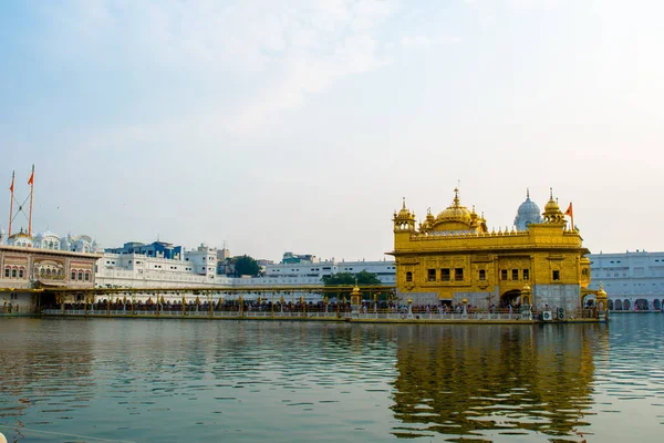 Harmindar Sahib Altın Tapınak Amritsar Olarak Bilinir — Stok fotoğraf