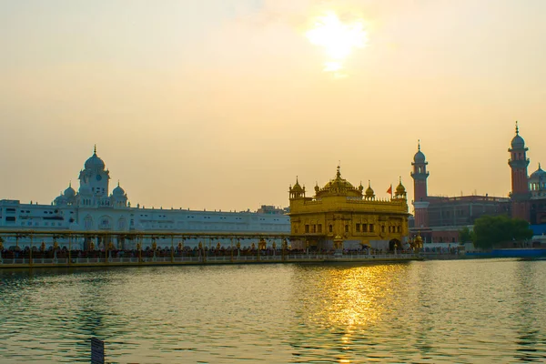 Harmindar Sahib Také Známý Jako Zlatý Chrám Amritsar — Stock fotografie