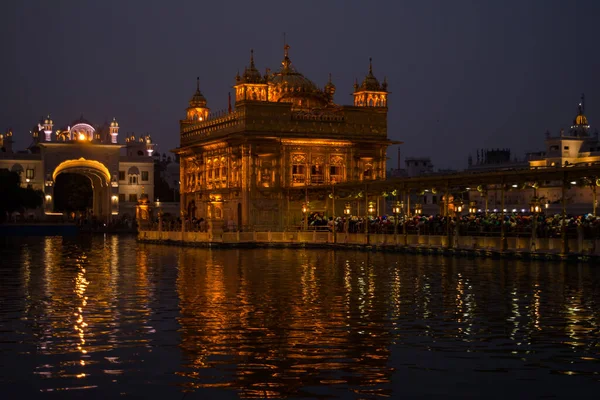 Harmindar Sahib Altın Tapınak Amritsar Olarak Bilinir — Stok fotoğraf