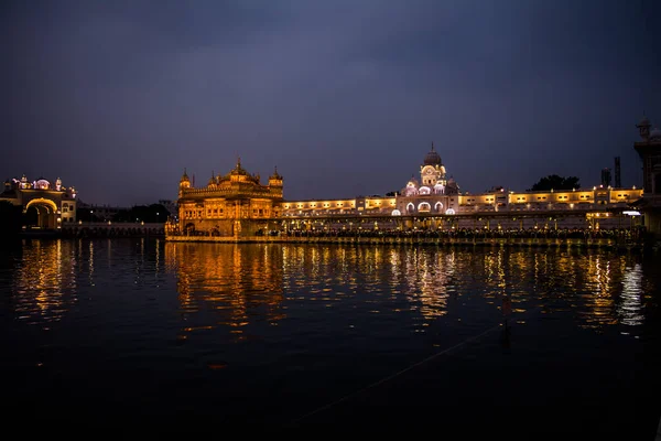 Harmindar Sahib Altın Tapınak Amritsar Olarak Bilinir — Stok fotoğraf