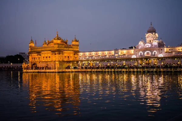 Harmindar Sahib Noto Anche Come Golden Temple Amritsar — Foto Stock