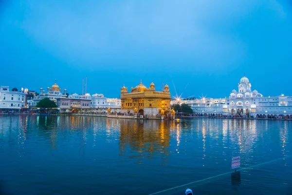 Harmindar Sahib Altın Tapınak Amritsar Olarak Bilinir — Stok fotoğraf