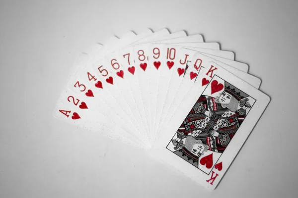 Jugar Las Cartas Para Niños Adultos — Foto de Stock