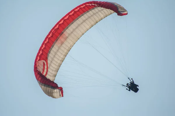 Geweldige Paragliding Bhimtal India Een Onvergetelijke Ervaring — Stockfoto