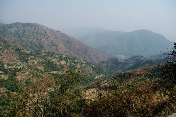 Camino Las Montañas Bhimtal Nainital Uttarakhand — Foto de Stock