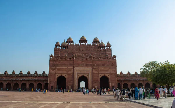 Fatehpur Sikri Una Ciudad India Distrito Agra Uttar Pradesh Puerta — Foto de Stock