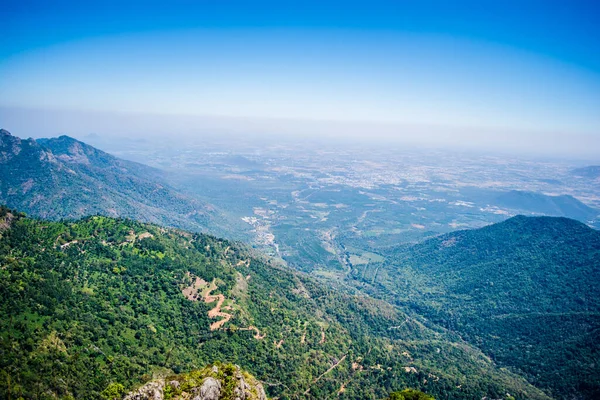 Ooty Vista Aérea Ciudad Ooty Udhagamandalam Una Ciudad Turística Las — Foto de Stock