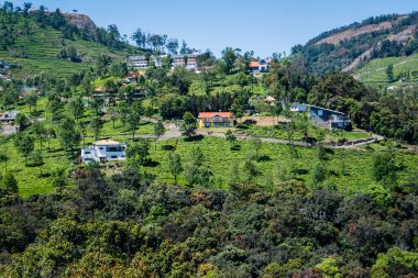 Ooty City hava manzarası (Udhagamandalam), Hindistan 'ın Tamil Nadu eyaletinde yer alan bir tatil köyüdür..