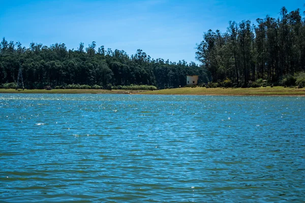 Lago Pykara Una Escapada Popular Que Encuentra Una Distancia Unos — Foto de Stock