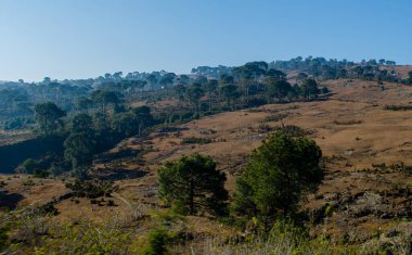 güzel şehir ve himalaya dağ manzarası vaishnodevi, patnitop ve Nathtop Jammu dağından