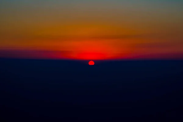 Belle Vue Sur Coucher Soleil Mata Vaishnodevi Darbar Katra Jammu — Photo