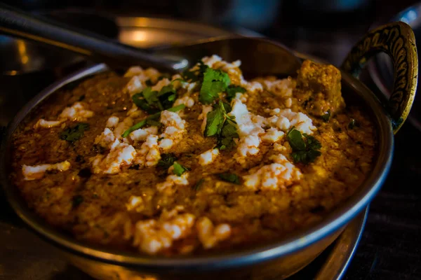 Laal Maas Meşhur Rajasthani Dish Laal Chicken Laal Koyun Eti — Stok fotoğraf