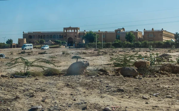 Poušť Jaisalmer Zlaté Město Ideální Lákadlo Pro Milovníky Cestování Sam — Stock fotografie