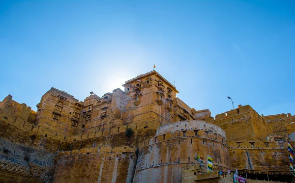 Jaisalmer Fort Nachází Městě Jaisalmer Indickém Státě Rajasthan — Stock fotografie