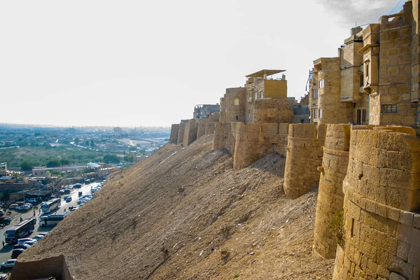 Jaisalmer Fort Znajduje Się Mieście Jaisalmer Indyjskim Stanie Rajasthan — Zdjęcie stockowe