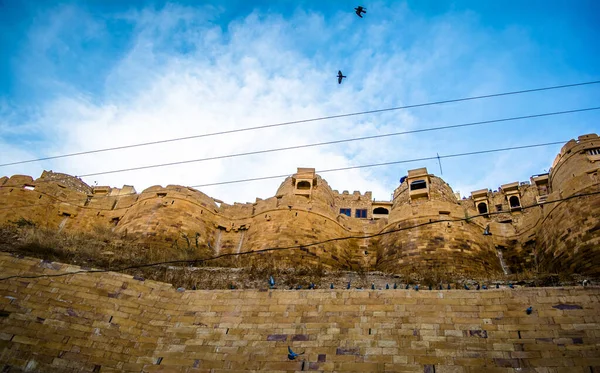 Jaisalmer Fort Βρίσκεται Στην Πόλη Της Jaisalmer Στην Ινδική Πολιτεία — Φωτογραφία Αρχείου