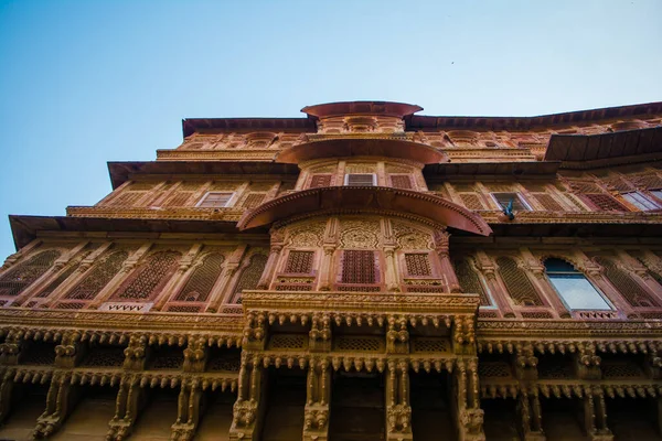 Mehrangarh Mehran Fort Gelegen Jodhpur Rajasthan Een Van Grootste Forten — Stockfoto