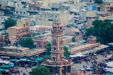 Ghanta Ghar (Saat Kulesi) & Sadar Market Jodhpur Rajasthan