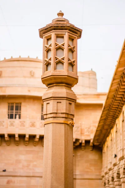 Licht Umfrage Von Umaid Bhawan Palast Jodhpur — Stockfoto