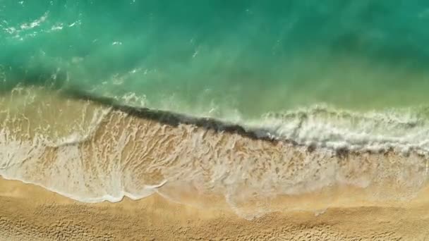 Praia Bonita Kefalonia Ilhas Jónicas Grécia Vista Aérea — Vídeo de Stock