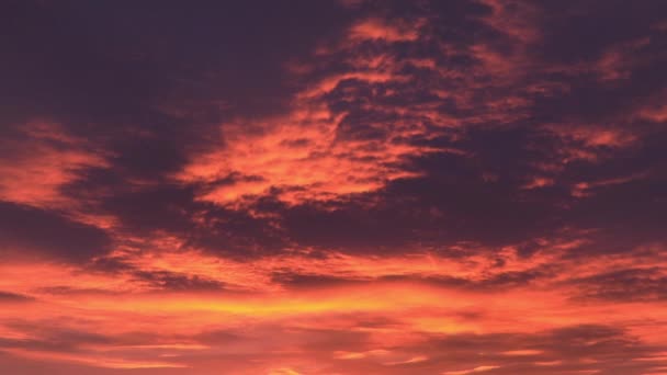 Hermoso Cielo Atardecer Concepto Fondo Natural Verano — Vídeo de stock