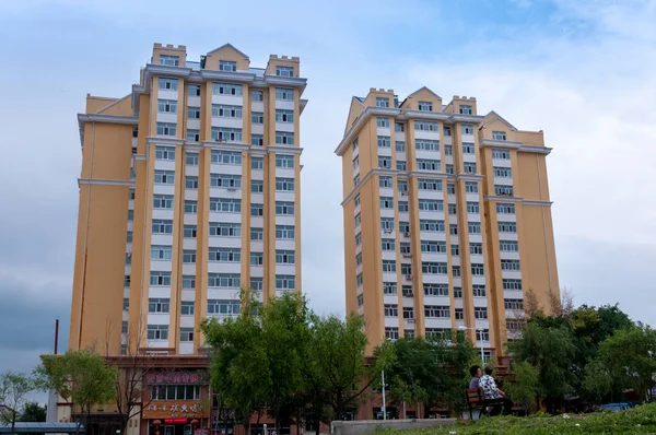 China Heihe July 2019 Residential Building Streets Chinese City Heihe — 图库照片