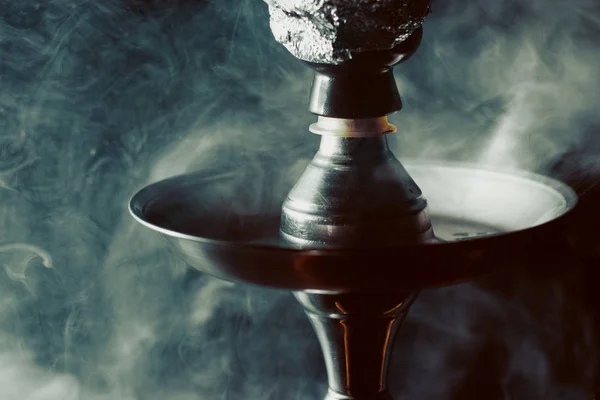 Detalle de la foto de hookah con humo — Foto de Stock