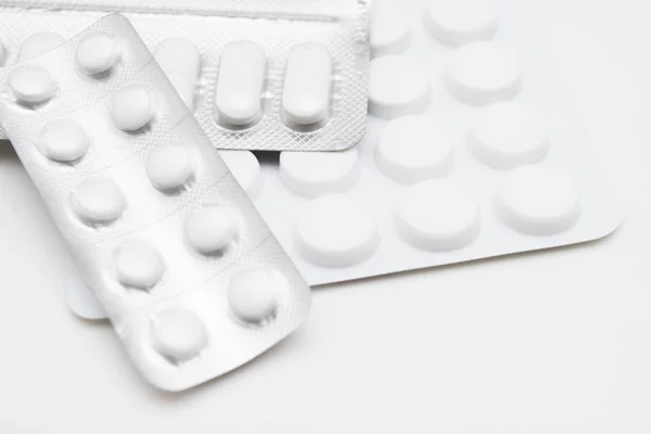 Piller Och Läkemedel Medicin Hälso Konceptet — Stockfoto