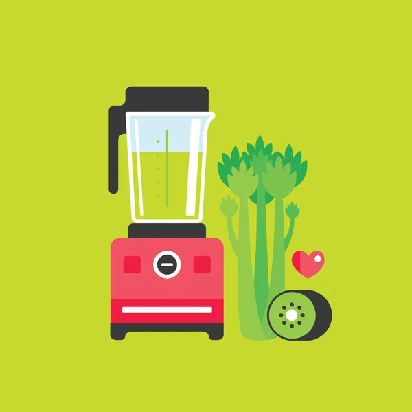 Blender ile kereviz ve kivi 