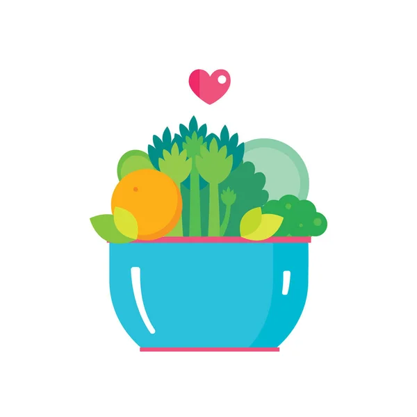 Icono de la comida saludable — Vector de stock