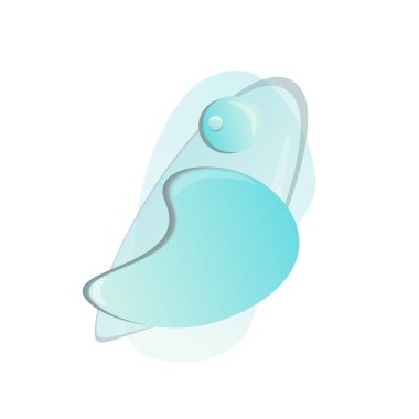 Soyut afiş. Bir logo, el ilanı ya da sunum tasarımı şablonu. Vektör.