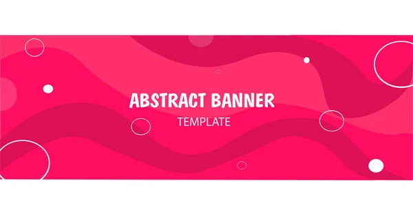 Abstract Banner Red Elements Liquid Effect Covers Announcements Postcards — Stock Vector