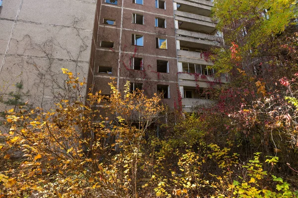 Casa Vuota Nella Città Fantasma Abbandonata Pripyat Città Post Apocalittica — Foto Stock