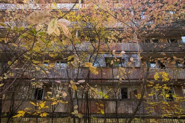 Ville Fantôme Abandonnée Pripyat Ville Post Apocalyptique Saison Automnale Dans — Photo